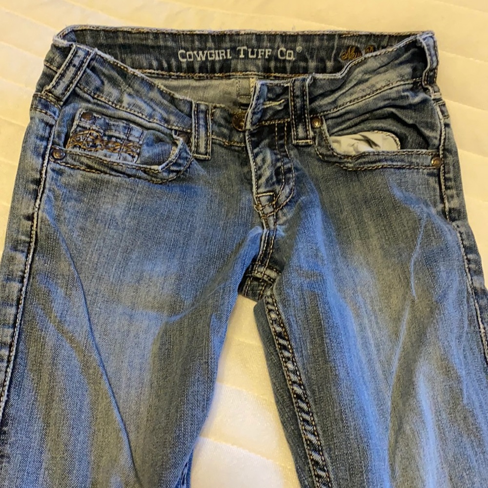 Cowgirl tuff Don’t Fence Me 25/35 bootcut jeans